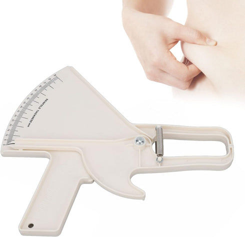 Body Fat Caliper, Professional Double Spring Skinfold Calipers & Body Fat Tape Measure Tool for Accurate Fitness