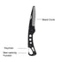 Men's Stainless Steel Folding Multifunctional Pocket Comb, Delaman, for Beard and Mustache Styling