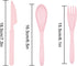 Wheat Straw Cutlery Set, Reusable Knives, Spoons, and Forks for 4, Perfect for Party, Travel, Picnic