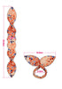 LOVEF 6Pcs Women's Korean Magic Cute Rabbit Bunny Ear Sponge Hair Styling Tools, Polka Dot Bow Bun Maker