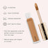 Jouer Essential High Coverage Liquid Concealer, Brightening Concealer for Under Eye Dark Circles, Biscotti