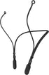 HALLEAST Earplugs Cord, Anti-Lost Earplug Lanyard Neckband, Safety Connector Strap in Black