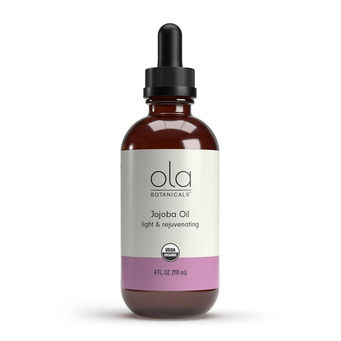 Ola Botanicals Organic Jojoba Oil - 4 Fl. Oz., Light & Rejuvenating, USDA Organic