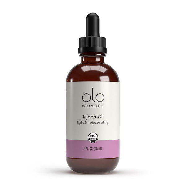 Ola Botanicals Organic Jojoba Oil - 4 Fl. Oz., Light & Rejuvenating, USDA Organic