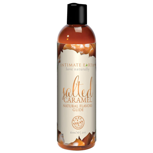 New Earth Intimate Earth Organic Natural Flavors Glide - 2 Fluid Ounces (Salted Caramel)