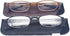 Lightweight Reading Glasses, Flexible Memory Plastic Readers for Men and Women