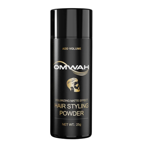 OMWAH SNOWADE Hair Styling Powder (25g) - All Natural Look Mens Hair Powder - Adds Volume & Texture