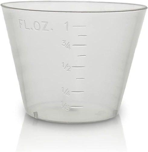 200ct, 1oz Flexible Graduated Measuring Medicine Cups, Non-Sterile, Semi-Clear, Easy Read