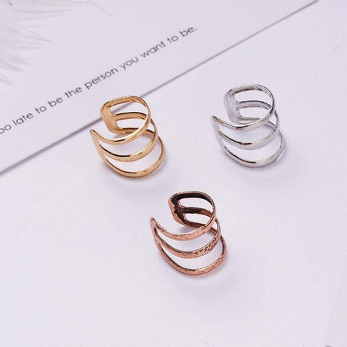 Ximimark Dreadlock Beads Set (1 Set; 15 Pcs; Dread Hair Braid Cuff Clip Adjustable Hair Rings; Gold Silver Bronze)