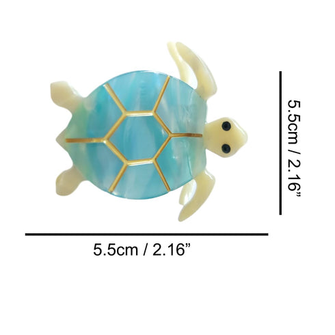 Turtle Hair Clip, Big Cellulose Acetate Claw Clips for Women Hair Accessories