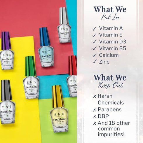SNS Base Coat Nail Polish for Nail Dip Powder, Gel Base, Long-Lasting & Fast-Drying, 0.5 Oz