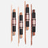 Revolution Fast Base Contour Stick, Dual Ended, Lightweight, Blendable, Sculpts & Defines Face, Medium (2 X 0.15 Oz)