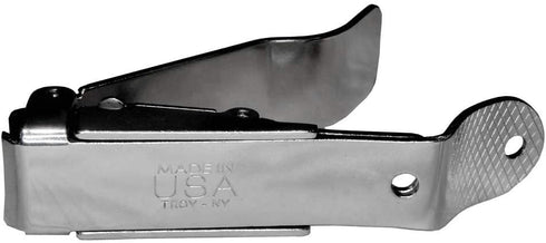 No-mes Toenail Clipper with Catches Clippings, Patented Ergonomic Grip, Built-in Nail File, Made in USA