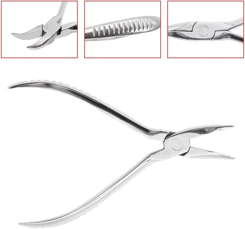 SPEEDWOX 6 Inches Eyeglasses Repairing Plier - Bent Nose Optical Hand Tool for Glasses Repair and Adjusting