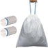 TsuvyXeg Drawstring Trash Bags 4 Gallon Garbage Rubbish Wastebasket Strong Heavy Duty Bags