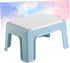 BESPORTBLE Plastic Stool Lightweight Footstool for Small Portable Footrest Sky-Blue Shock-Resistant Load-Bearing
