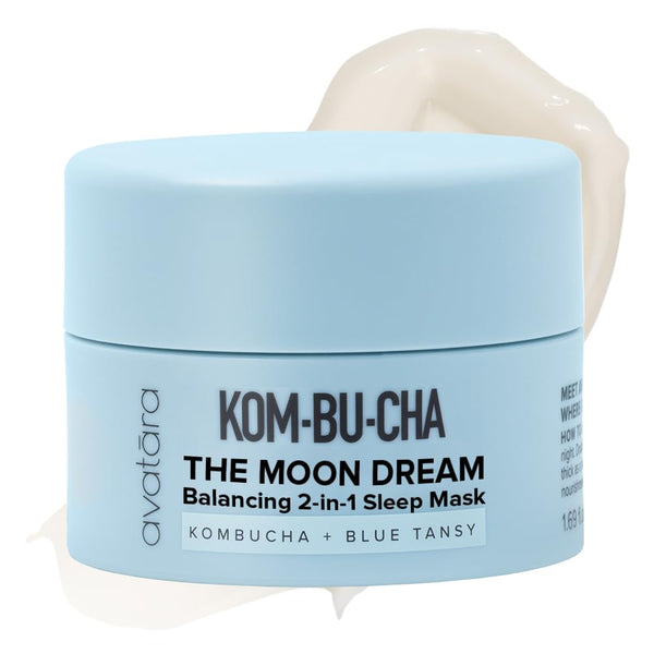 Avatara Kombucha The Moon Dream Night Cream - Non-Greasy 2-in-1 Night Cream for Deep Moisturization (50 ml)