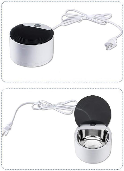 110V 60HZ Ultrasonic Cleaner for Dentures - 150ml False Teeth Cleaning Machine, Safe and Efficient