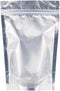 SumDirect Reusable Aluminium Foil Zipper Stand Up Food Pouches, 4.7x7 Inches, 7.6oz, Pack of 50