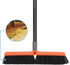 TreeLen 18 inch Push Broom - Heavy Duty Outdoor Broom for Driveways, Sidewalks, Patios, Cleans Dirt & Debris