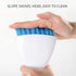 Dust Pan Broom Brush Set, Small Broom and Dustpan for Home Cleaning, Mini Dustpan and Brush for Sofa, Desk, Light Blue