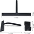 Silicone Rubber Blade & Hook Shower Window Squeegee - 11" Width for Bathroom Squeegee and Car Window