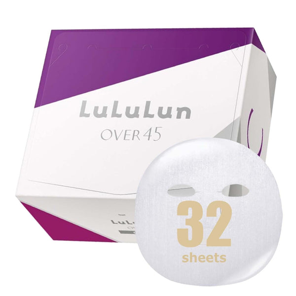 Lululun 32pc Anti-aging Hydrating Facial Sheet Mask Pack, Moisturizing Skin Care for Beauty, Over 45, Iris Blue