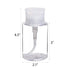 Pack of 3 Nail Polish Remover Pump Empty Dispenser Bottle for Alcohol, Acetone, 150ml, Clear Top Cap