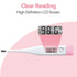 Digital Oral Thermometer for Adults and Children with LCD Display, Fever Alarm, Fast Reading for Oral, Rectal, Underarm