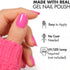 MOYOU LONDON Semi Cured Gel Nail Strips - 20 Pcs Glittery UV Gel Nail Wraps for Easy Salon-Quality Manicure