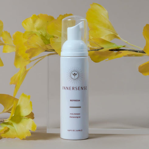 INNERSENSE Organic Beauty Natural Refresh Dry Shampoo, Non-Toxic, Cruelty-Free Haircare, 2.4 oz
