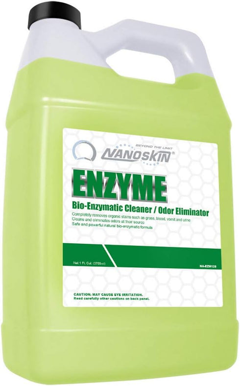 Nanoskin ENZYME Multi-Purpose Cleaner & Odor Eliminator 1 Gallon - Removes Organic Stains, Dirt, Grease from Multi