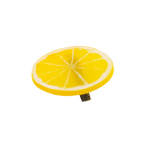 Simulation Lemon Hair Clips for Women Girls, Bangs Side Duckbill Hairpins Accessories