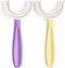 YOTEE U-Shaped Toothbrush for Kids, 2 PCS, Soft Silicone Brush Head, 360° Oral Teeth Cleaning