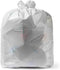 Aluf Plastics White Trash Bags, 8 Gallon, 0.7 Mil, 20" x 22", Pack of 250, for Home, Kitchen, Bathroom, Office