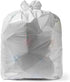 Aluf Plastics White Trash Bags, 8 Gallon, 0.7 Mil, 20" x 22", Pack of 250, for Home, Kitchen, Bathroom, Office
