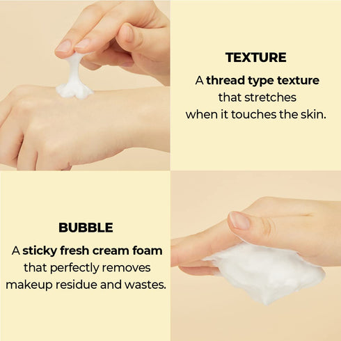 numbuzin No.2 Deep Clean Fresh Cream Cleanser, 4.05 fl oz, Rich Foam Face Wash with Natural Cleansing Ingredients