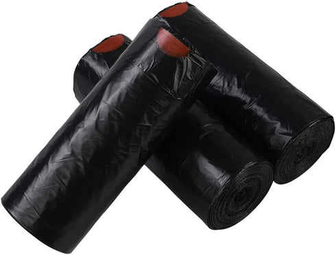 2.6 Gallon Small Drawstring Trash Bags, 108 Counts Black Garbage Bags