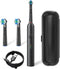 Vulpura 360 Rotating Head Electric Toothbrush - USB Charging, Soft Bristles