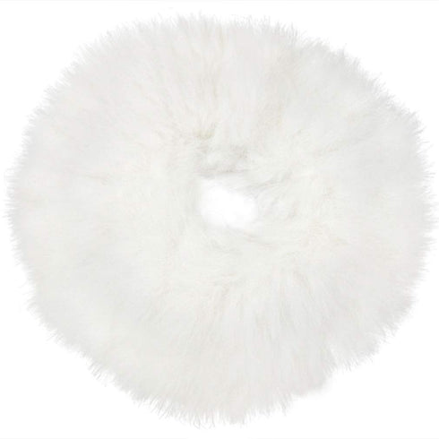 SUSULU Faux Fur Hair Bands Set of 12, Fluffy Scrunchies for Women in 6 Colors, Warm Accessories