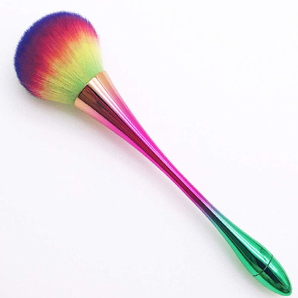 Large Powder Mineral Brush, Foundation Makeup Brush, Blush Brush for Daily Makeup, Kabuki Makeup Brushes (Colorful)