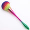 Large Powder Mineral Brush, Foundation Makeup Brush, Blush Brush for Daily Makeup, Kabuki Makeup Brushes (Colorful)