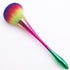 Large Powder Mineral Brush, Foundation Makeup Brush, Blush Brush for Daily Makeup, Kabuki Makeup Brushes (Colorful)