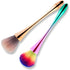 SILPECWEE 2 Pcs Nail Dust Brushes, Dip Powder Brush for Acrylic Nails, Makeup, Blush, Nail Art Clean Up Tools