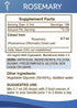 Secrets of the Tribe Rosemary Alcohol-Free Liquid Extract - Dried Leaf Tincture Supplement (4 FL OZ)