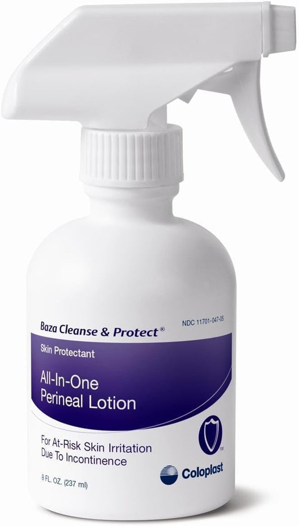 Baza Cleanse and Protect Perineal Wash, 8 oz Pump Bottle, Unscented
