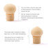 WOKOTO 3Pcs Ombre Nail Art Brush Set, Wooden Gel Builder Brush with 4 Replaceable Sponge Heads for Manicure Tools