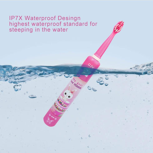OJV 8620 Musical Electric Toothbrush for Kids, 3 Modes, 2 Min Timer, Rechargeable Sonic Music Toothbrush