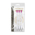 IVON 3 Pack Nail Cuticle Trimmer Pusher Remover - Double End & White Handle