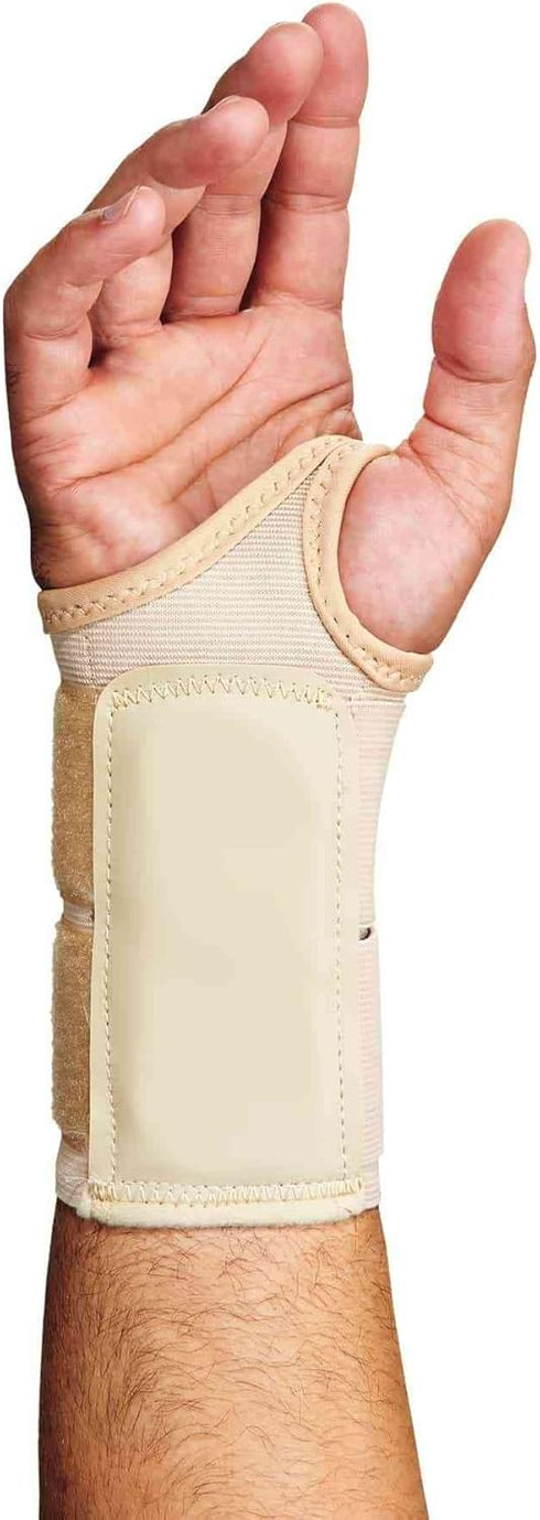 Ergodyne ProFlex 4010 Large Double-Strap Right Wrist Support, Tan